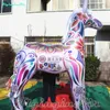 Parade Performance Animal Inflatable Painted Horse Custom Coloured Horse with Printing for Advertisement