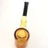 Pipe à main en verre de conception classique, tuyaux de tabac avec bras de seau coudé, filtre, accessoires pour cigarettes, outils