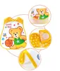 Cute Cartoon Baby Bibs Waterproof Bandana Silicone Children Baby Feeding Bibs Boys Girls Infants Burp Clothes Feeding Care8812668