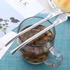 Stainless steel Bombilla straws Yerba mate straw filter straw drinking gourd filter spoon party bar supplies LX3526