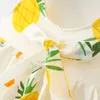 Babykleidung Mädchen Ananas Blumen Tank Weste Röcke Kleidungsset Mädchenkleid Kinder Kleider Kinder Sommer bedruckte Boutique-Kleidung