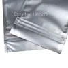 100 stcs 85x13cm 33x51quot Recyclebare groene rood zwart doorzichtige ritssluiting opbergzakken Metallic Mylar Zip Lock Stand Up Bag7705313