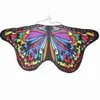 Stage Performance Props Kids Dancewear Fairy Cape Polyester Dance Isis Wing Chiffon Butterfly Wings for Children Belly Dance Chiff2299393