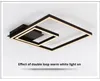 Modern LED Ceiling Light Square Aluminum Plafonnier for Living Room Bedroom Diningroom