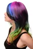 Perruque Femme Bird of Paradise Multicolore Sexy Queen Long Smooth Parting GFW1847
