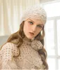 Wintergestrickte Wolle warme Mädchen Hats Bonnet Gorros Veil Hut Frau Brauthüte Mütze Chirstmas Geschenke Hochqualität 7152991