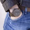 Nytt topp varumärke Uwood Men's Wood Watches Men and Women Quartz Clock Fashion Casual Wood Strap Wrist Watch Man Relogio246L