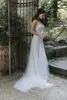 Lihi Hod Beaded Beach Dresses Backless Lace Appliqued Sweetheart Bridal Gowns Robes De Soire Custom Made Wedding Dress