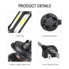 2 st COB H4 9003 8000LM 72W LED CAR Headlight Kit Hi / Lo Beam Light Lampor 6500k Gratis frakt