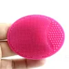 Facial Exfoliating Brush Infant Baby Soft Silicone Wash Face Rengöring Kudde Skin Spa Bath Scrub Cleaner Tool