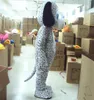 2018 desconto de venda da fábrica Dalmatian Dog Mascot Costume Personagem de banda desenhada Traje Vestido de festa Fornecimento comercial Tamanho adulto