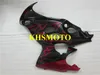 Kit de carénage de moto pour SUZUKI KATANA GSXF600 GSX600F 2003 2006 GSXF 600 03 05 06 GSX 600F, ensemble de carénage noir flammes rouges + cadeaux SY15