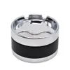 Cournot Premium Aço Inoxidável Extintando LID Rotary Cinzeiro Cavalo Cigarro Cup Butter Bucket Smoke Ash Holder Stand Bucks