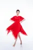 Vrouwen elegante lyrische moderne dance kostuums ballet jurk meisjes volwassen hedendaagse dansende jurken oefenen kleding pakken outfit