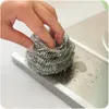 Stainless Steel Wire Ball kitchen Scourer brush for cleaning Pot Bowl Pot brush for washing dishes Household Cleaning Tools