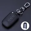 High quality Smart key cover hide leather key case For hyundai I30 IX35 Tucson Sonata Car Accessories