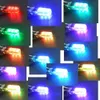 2 stycken RGB T10 W5W Led Car Clearance Lights SMD RGB T10 LED 194 168 Lampa Fjärrkontroll Bredd Interiörbelysningskälla T10 Car Styling