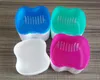 Denture Box Retainer Invisalign Bain Avec Panier Dentaire Fausses Dents Boîtes De Rangement bleu vert rose colors158m