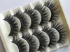 Ciglia finte Moda 5 paia 20 stili Nero Colorato Bellezza Trucco spesso Lungo Nautral Handmade Eye Lashes Extension Stage