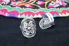 Guizhou Yunnan ethnic style retro handmade original Miao silver jewelry ring butterfly flower silk ring free shipping