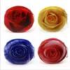 Creative 3D Printing Rose Flower Coin Purse Mini Soft fabric Small Wallet Card Bag for Girls kye case money bag