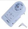 EU -plugg Smart GSM Power Outlet Plug Socket med temperatursensor SMS Command Control Russian English Version Valfritt5349991