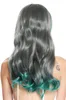 Ladies' Wig Noble Long Wavy Parting Gray Green Red Mix 6083-1102tbd