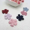 Flower Multi Color Alternativ Applices Non-Woven för kläder Syförsörjning Diy Craft Ornament Scrapbook Party Hair Accessories