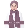 2018 gorro Hijab musulmán gasa Abaya Jilbab gorras pañuelo para la cabeza mujer turbante largo musulmán bufanda gasa islámica turbante regalo Eid