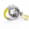 Sexig Monalisa - den manliga låsen i rostfritt stål Låsburmjukt rör #R863591045