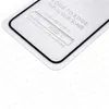 100PCS 5D Protecteur d'écran à couverture complète 9H Protecteur d'écran en fibre de carbone en verre trempé pour iPhone X 6 6s 7 8 Plus Xs Max