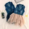 baby girl kid denim dresses