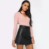 Sexy Kobiety Z Długim Rękawem Hollow Out Romper Skinny Bodycon Choker V-Neck Kombinezon Kobiety Ladies Długie Rękaw Eleganckie Body