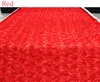 140cmX10Meter Fashion Satin 3D Rose Flower Wedding Aisle Runner Marriage Decor Carpet Curtain Home Decor