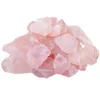 raw rose quartz.
