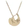 Necklace Pendant Choker Sloth Pendant Best Friend Animal Chain Jewellery Christmas Gift