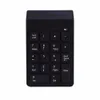 Freeshipping Wireless Bluetooth Number Pad Numeric Tangent 18 Keys Digital Keyboard för Laptop Auto Sova