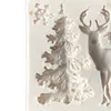 CORATED Nützliche Weihnachtsbaum-Elch-Schneeflocken-Silikonform für Schokolade, Gelee, Backform, Zuckerhandwerk, Werkzeuge, Fondant, Kuchendekoration