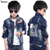 GBKcool Mode Kinder 39s Denim Jacken 2017 Jungen Jeans Oberbekleidung Kinder Cartoon Langarm Tops Mäntel für Große Jungen Studenten4170294