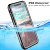 Para iPhone Xs Max Estuche impermeable, Estuche de armadura resistente de cuerpo completo Protector de pantalla incorporado, Estuche a prueba de polvo a prueba de golpes iPhone Xs Max 6.5 "