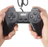 Joypad filaire usb 2.0 pour contrôleur de jeu pc manette de jeu noire PC ordinateur portable Joystick Joypad pour manette de jeu WIN9X/2000/XP/VISTA