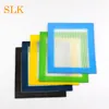 Glass fiber food grade silicone 14*11.5 cm heat resistant concentrate bho wax slick oil square shape non stick silicone baking mat pads