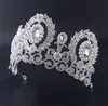 Ornamenti nuziali Corona retrò barocca, ornamenti con testa di diamante, accessori per capelli, abito da sposa con forcina