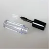 0.8ml Empty Mascara Tube Eyelash Cream Vial/Liquid Bottle Sample Cosmetic Container with Leak proof Inner Black Cap