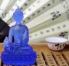 Commercio all'ingrosso a buon mercato Consacrazione Medicina Buddha Colore blu Statua in resina Buddismo Decorazione Artigianato