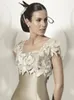 Long Sleeves Satin With Jacket Mother Of The Bride Dresses Jewel Neck Lace Appliques Tea Length Sheath Wedding Guest Prom Evening Gowns 403