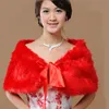 FAUS Fur Bridal Wrapsl374in2020 Winter Shawl Ribbon Tie Bow for Wedding Italial Party Ords3077971