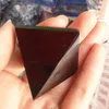 Drop Shipping 4cm Natural obsidian crystal pyramid black quartz pyramid stones and crystals obelisk point Healing