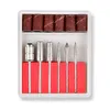 1 Set Elektrische Nagelboormachine Nagel Pen Vorm Pedicure Bestand Polijsten 6 Boren Manicure Zorg Apparaat Art Gereedschap kit5583692