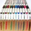 12 Farben Glitzer Eyeliner Bleistift Bleistift Stift Kosmetische Make -up -Set Mix Farben Schönheitswerkzeuge